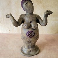 Goddess of Balance - OOAK Figurative Sculpture