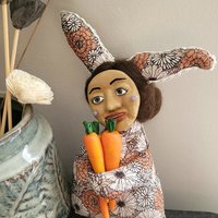 Coco Chanely - OOAK Rabbit Art Doll 