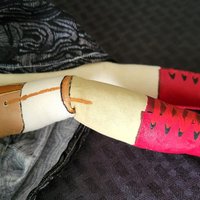 Frida Kahlo OOAK Art Doll - Cloth and Clay Wall Art