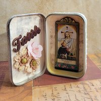 Saint Fra Angelico - Mixed Media Miniature Shrine- Artful Box