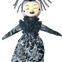 OOAK Art Doll - Goddess Arachne - Spider Weaver 