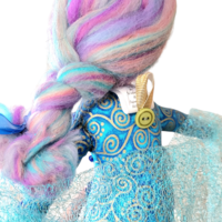 OOAK Beaded  Mermaid Art Doll - Lana of the Calm Waters