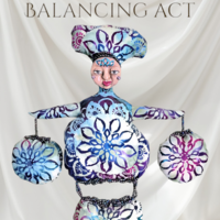 It's all a Balancing Act -   OOAK Beaded  Art Doll 