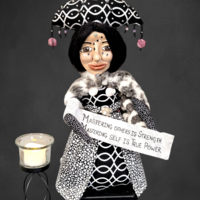 Own your Power - OOAK Art Doll for Womens Empowerment