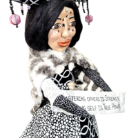 Own your Power - OOAK Art Doll for Womens Empowerment