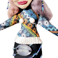 Magic Happens - OOAK Nymph Art Doll 