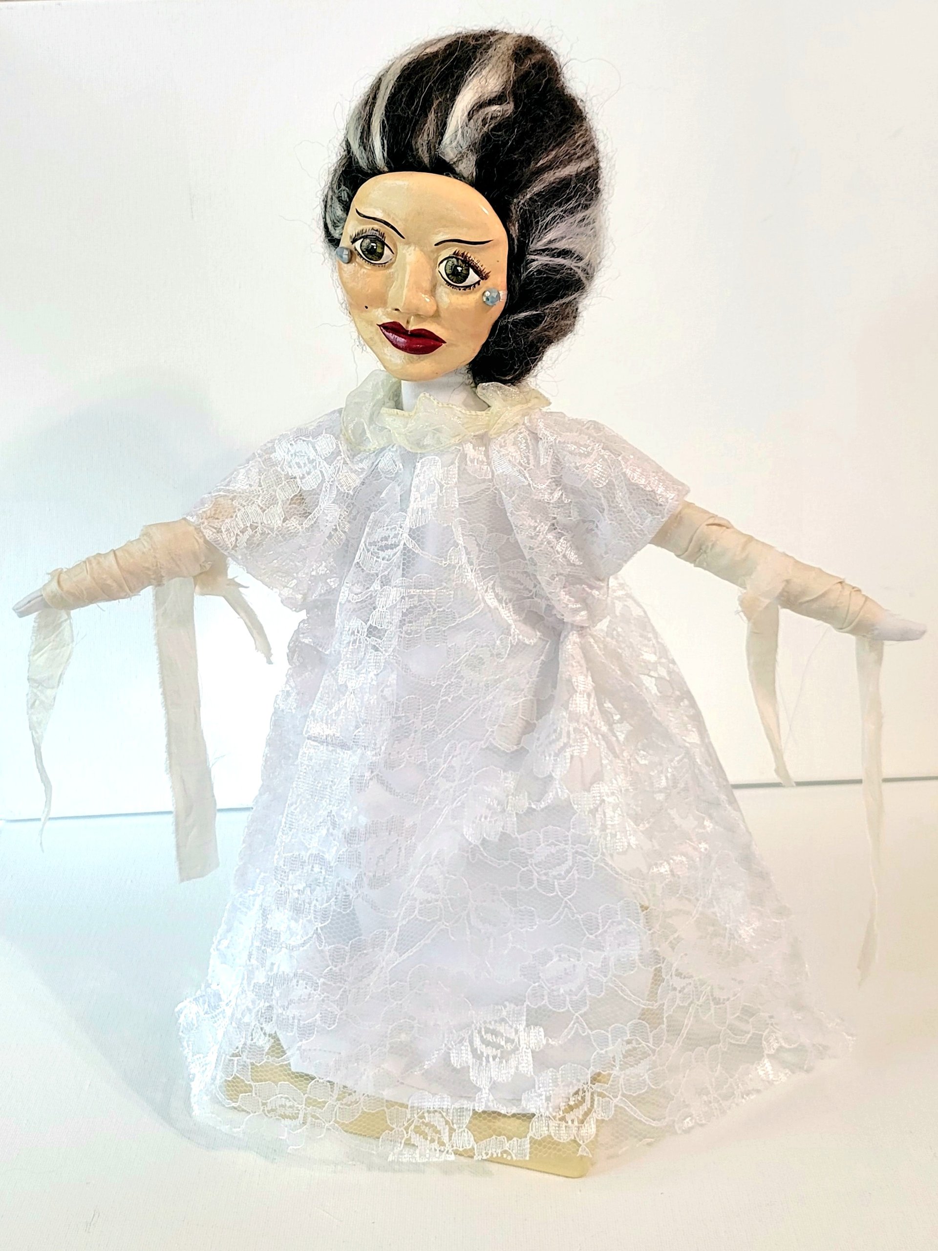 Bride of Frankenstein  - OOAK Art Doll - Spooky Women