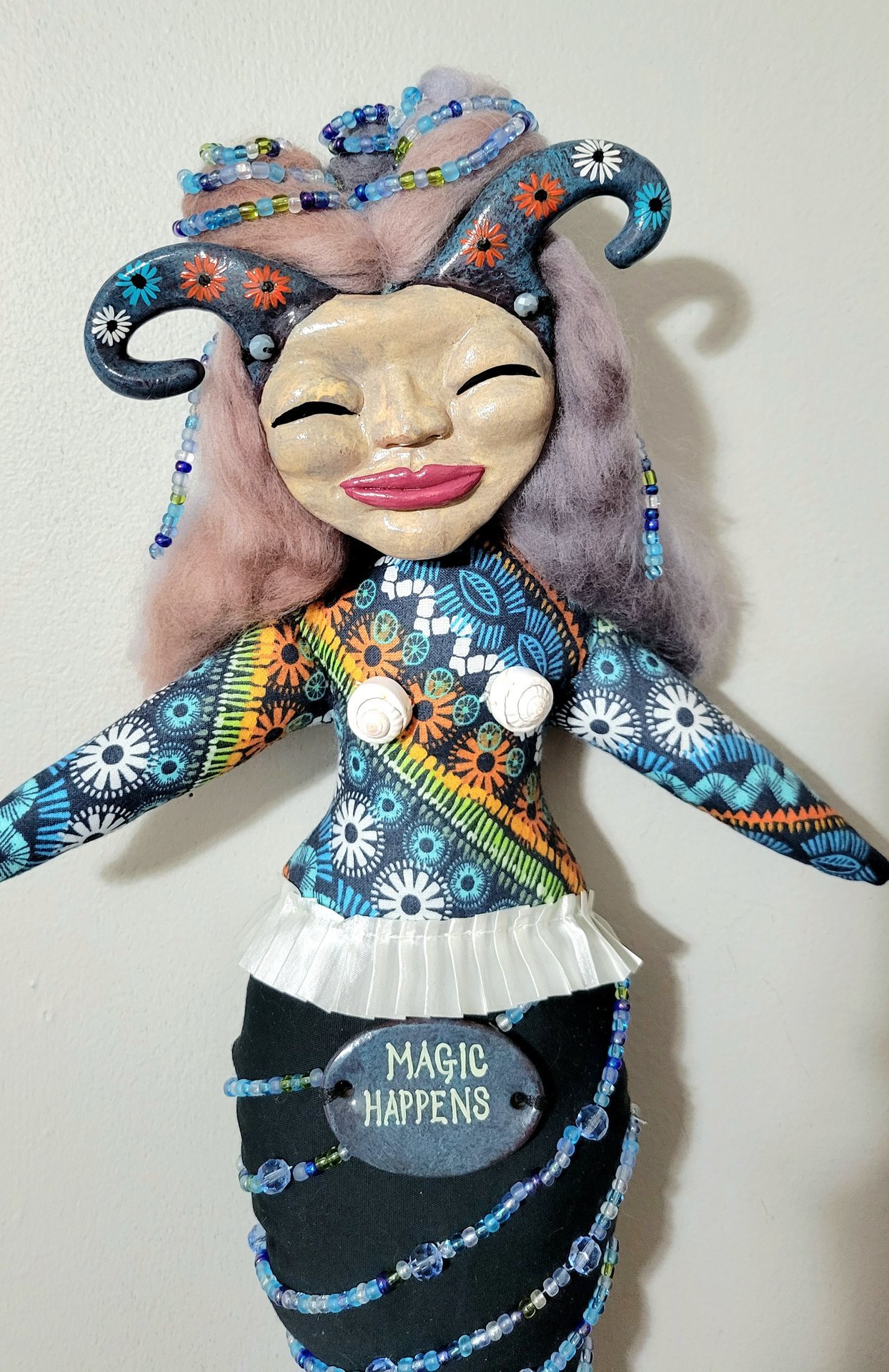 Magic Happens - OOAK Nymph Art Doll 