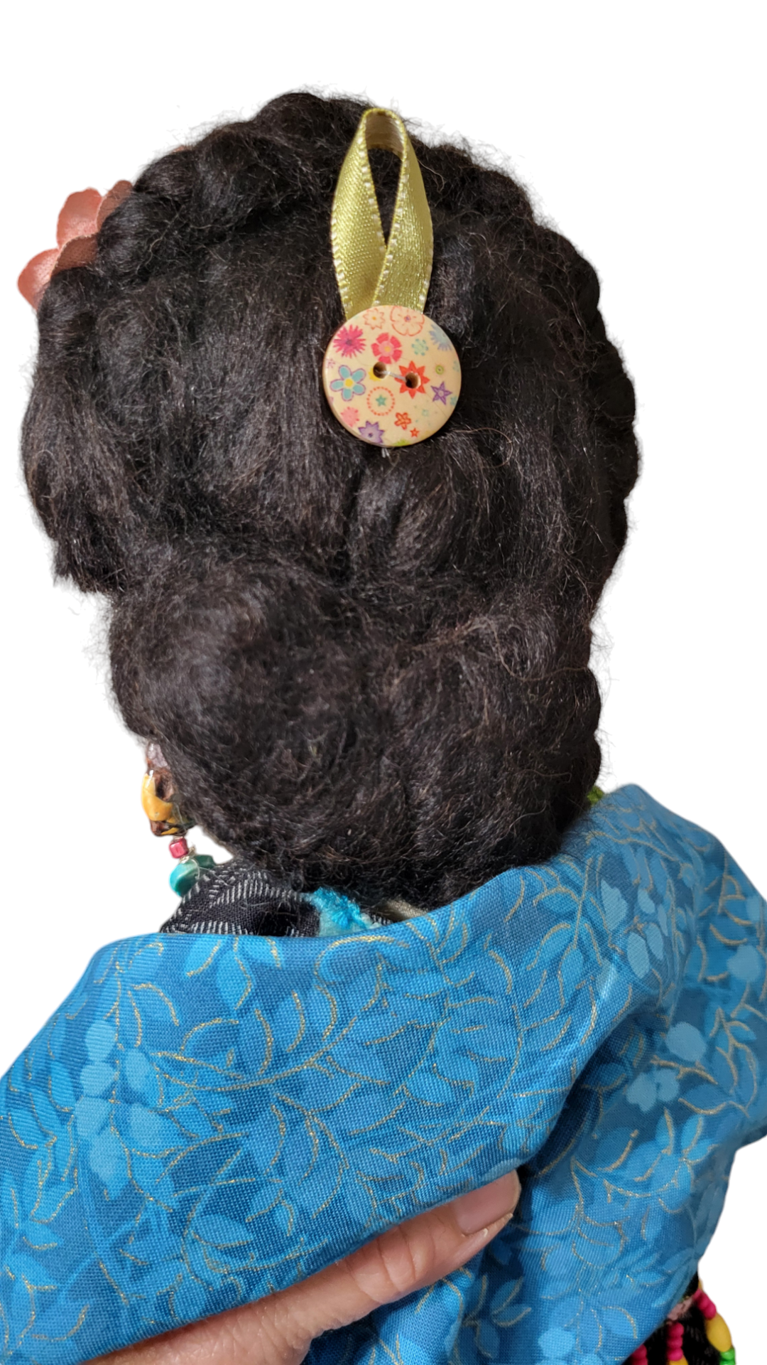 Frida Kahlo OOAK Art Doll - Cloth and Clay Wall Art