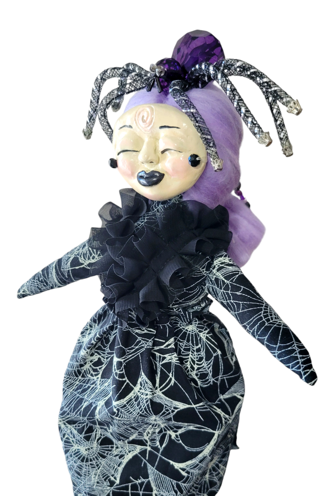 OOAK Art Doll - Goddess Arachne - Spider Weaver 