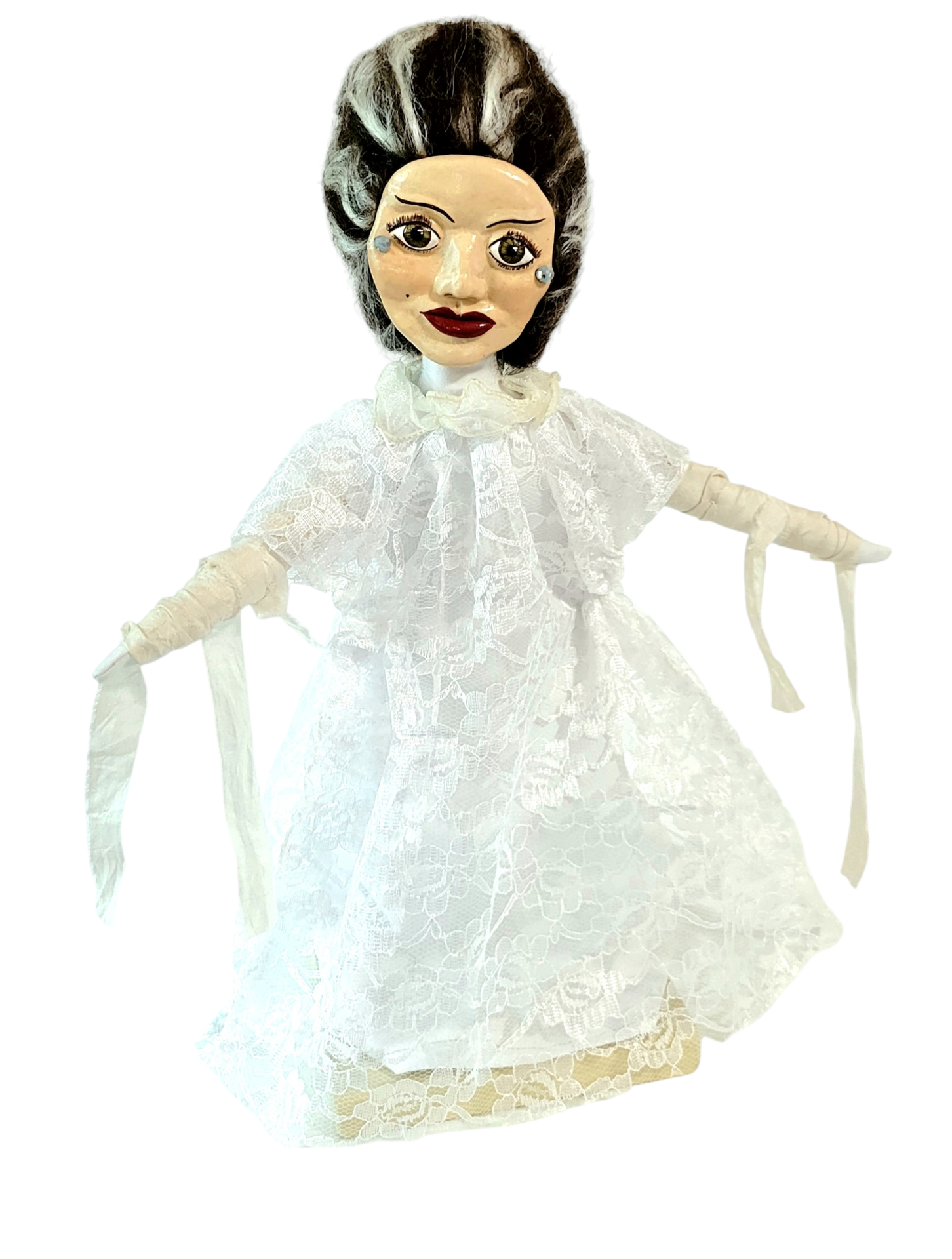 Bride of Frankenstein  - OOAK Art Doll - Spooky Women