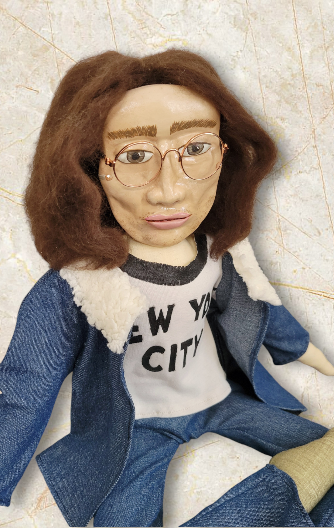 John Lennon OOAK Art Doll