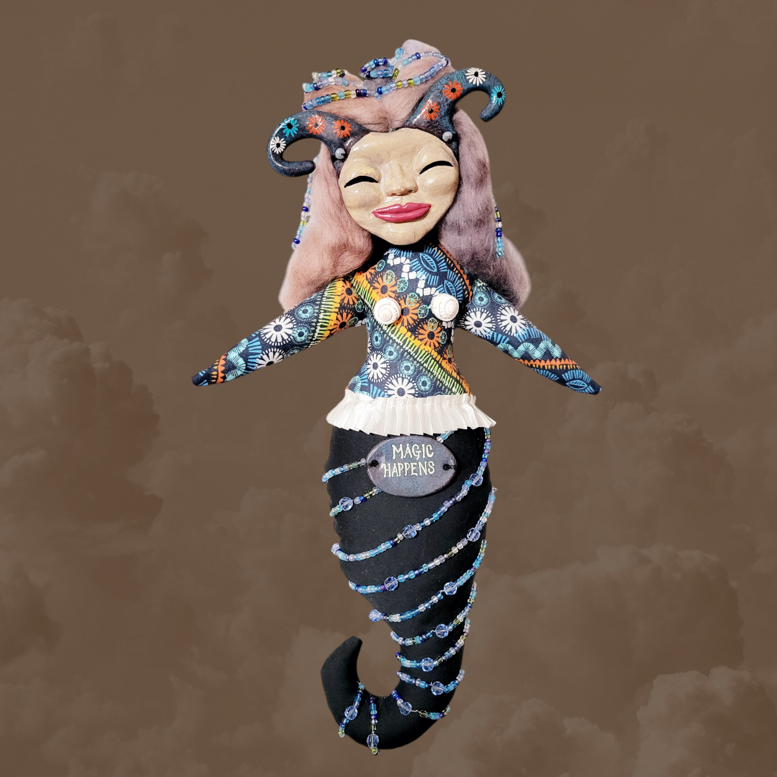 Magic Happens - OOAK Nymph Art Doll 