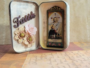 Saint Fra Angelico - Mixed Media Miniature Shrine- Artful Box