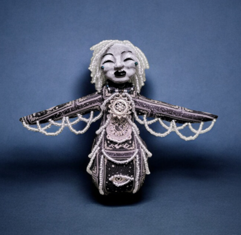Seven Sisters Pleiades - Electra -  OOAK Celestial Beaded Art Doll