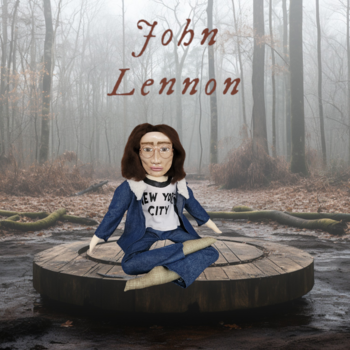 John Lennon OOAK Art Doll